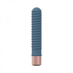 Loveline Poise 10 Speed Mini-vibe Silicone Rechargeable Waterproof Blue/grey