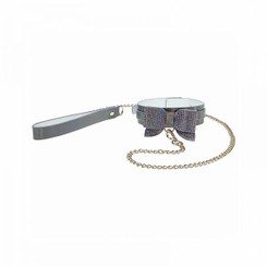 Ouch! Paris Collection Collar With Leash Black
