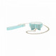 Ouch! Paris Collection Collar With Leash Blue