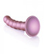 Shots Ouch! Beaded Silicone 5 In. G-spot Dildo Rose Gold