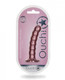 Shots Ouch! Beaded Silicone 5 In. G-spot Dildo Rose Gold - view 4