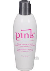 Pink Silicone Lube - 4.7 oz Flip Top Bottle