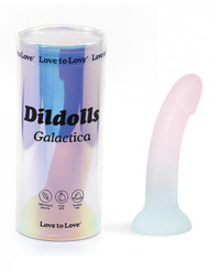 Love To Love Silicone Dildolls Galactica - Unicorn Color W/glitter by Lovely planet