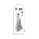 King Penis Clear With Balls 7.5in Clear - view 2