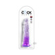 King Penis Clear 8in Purple - view 2