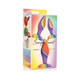 Curve Toys Simply Sweet Rainbow Silicone Butt Plug Set - view 2