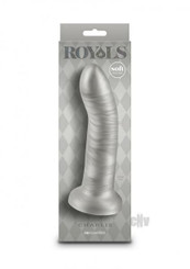 Royals Charlie 7 In. Metallic Curved Dildo Champagne