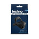 Techno Strobe App-controlled Vibrating Erection Ring Black - view 2