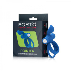 Forto Pointer Vibrating Erection ring Blue