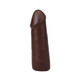 The Realistic Penis 5 In. Ultraskyn Vac-u-lock Dildo Chocolate - view 2