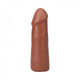 The Realistic Penis 5 In. Ultraskyn Vac-u-lock Dildo Caramel