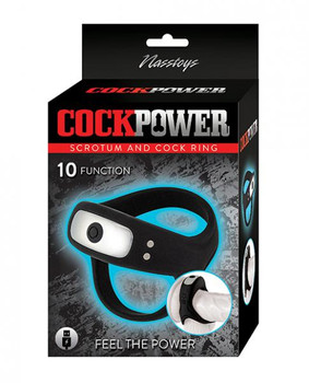 Shaftpower Scrotum And Erection Ring Black
