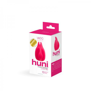Vedo Huni Rechargeable Finger Vibe - Foxy Pink