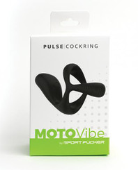 Sport Thruster Motovibe Pulse Erection ring - Black