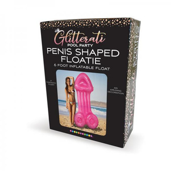 Glitterati Pool Party Penis-shaped Floatie 6 Ft.