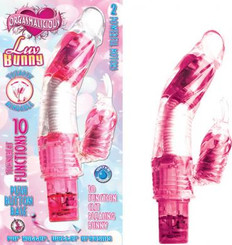 Orgasmalicious Luv Bunny Vibrator Cotton Candy Adult Sex Toy