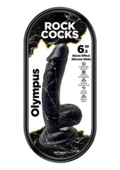 Rock Dildos Olympus Marble Silicone Dildo 6.5 In.