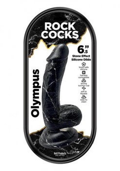 Rock Dildos Olympus Marble Silicone Dildo 6.5 In.
