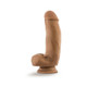 Dr. Skin Dr. Samuel Dildo With Suction Cup Silicone 7 In. Mocha - view 5