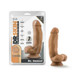 Dr. Skin Dr. Samuel Dildo With Suction Cup Silicone 7 In. Mocha - view 7