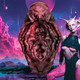 Xeno Vagina Vulva Silicone Grinder by Creature Dildos - view 3