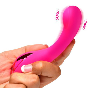 G-Spot Silicone Vibrator - Pink by Bang!