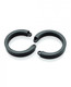 Chastity Cage U-ring 2 Pack - Black - view 2
