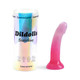 Love To Love Dildolls Sunrise 6 In. Silicone Dildo With Multicolor Star Glitter Pink/purple - view 2