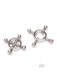 Prowler Red 4 Way Screw Nipple Clamps - view 2