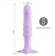 Dazey 420 7 Silicone Dong Pastel Purple " - view 2