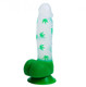 Leif 7 In 420 Pot Leaf Print Silicone Dong - view 3