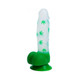 Leif 7 In 420 Pot Leaf Print Silicone Dong - view 6
