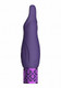 Royal Gems - Sparkle - Silicone Rechargeable Bullet - Purple - view 3
