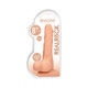Real Rock Realistic Dildo With Balls - 8" - 20 Cm - Vanilla - view 2