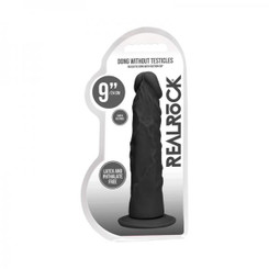 Realrock Skin 9 In. Dildo Black