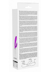Luna Neon Alexios Ultra-soft Silicone Dual Stimulator Fuchsia
