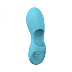 Loveline Joy 10 Speed Finger Vibe Silicone Rechargeable Waterproof Blue