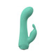 Loveline Enchanted Dual Motor 10 Speed Rabbit Silicone Rechargeable Waterproof Green - view 2