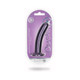 Shots Ouch! Smooth Silicone 6 In. G-spot Dildo Metallic Purple - view 2