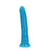 Realrock Glow In The Dark Slim 9 In. Dildo Neon Blue - view 2
