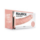 Realrock Hollow Strap-on Without Balls 8 In. Vanilla - view 2