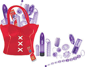 Party Girl Sex Toys In The Bag Red
