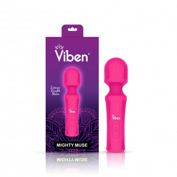 Presale Only - Mighty Muse - Hot Pink - Powerful Personal Wand - Massager by Viben