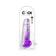 Kc 8 Penis Clear W/balls Purple - view 2