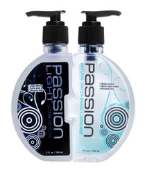 Passion Natural Water Based and Silicone Blend Combo - 10 oz. by Passion Lubricants