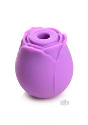 Gossip Cum Into Bloom Clitoral Vibrator Rose Flirt Silicone Violet