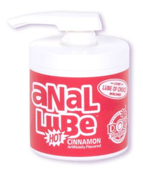 Anal Lube Hot Cinnamon 6 oz Jar
