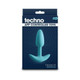 Techno Trance App-controlled Vibrating Plug With Remote Blue - view 2
