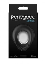 Renegade Slider Vibrating Erection Ring Black