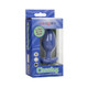 Cheeky Glow In The Dark Vibrating Butt Plug - Large Blue - view 2